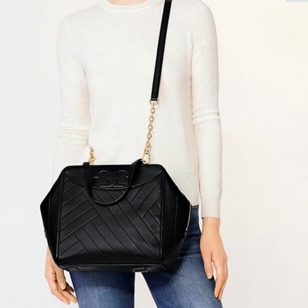 Tory Burch Alexa Quilted Satchel Crossbody (not the mini)